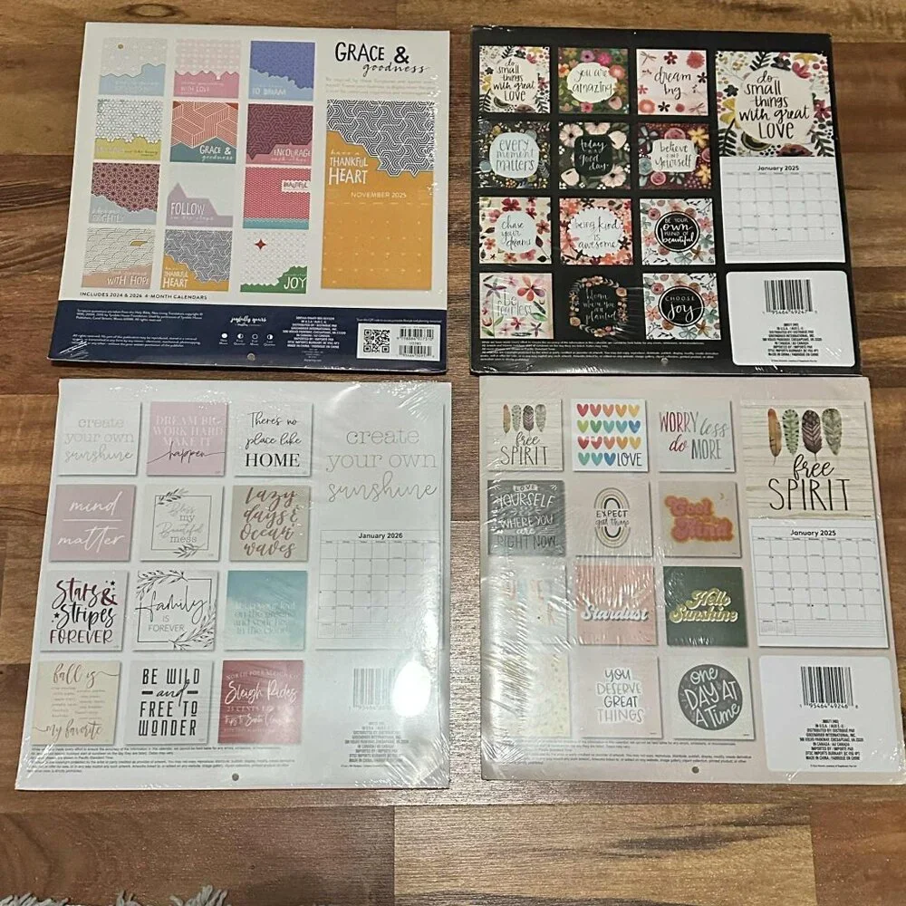 Boho style calendars